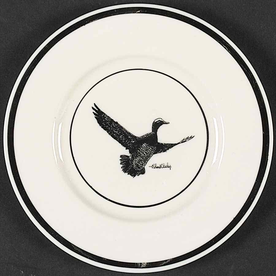 Wild Game Birds Bread & Butter Plate by Castleton (USA)-1