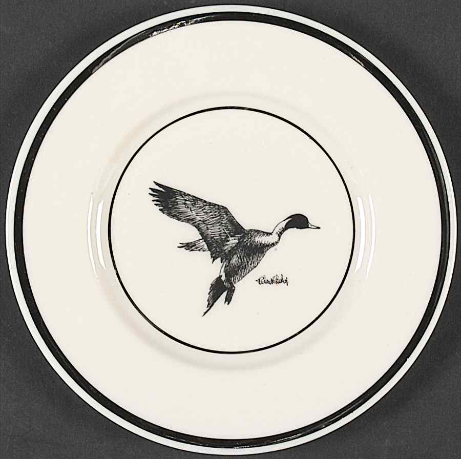 Wild Game Birds Bread & Butter Plate by Castleton (USA)-1