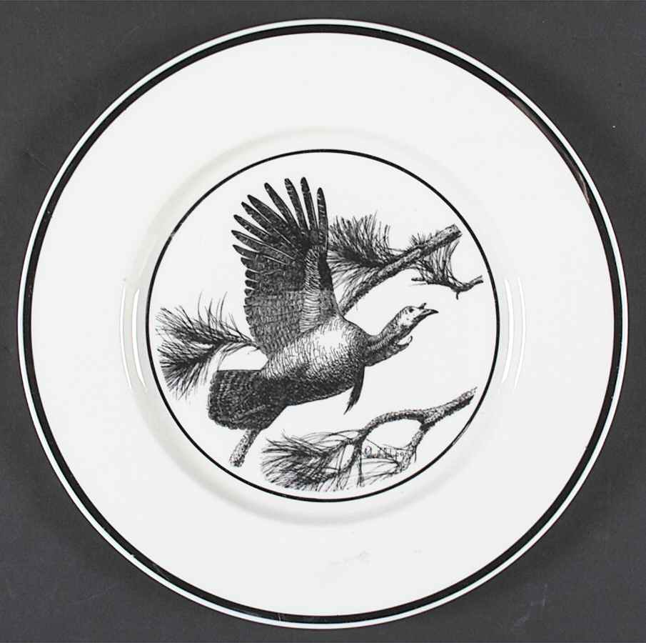 Wild Game Birds Dinner Plate by Castleton (USA)-1