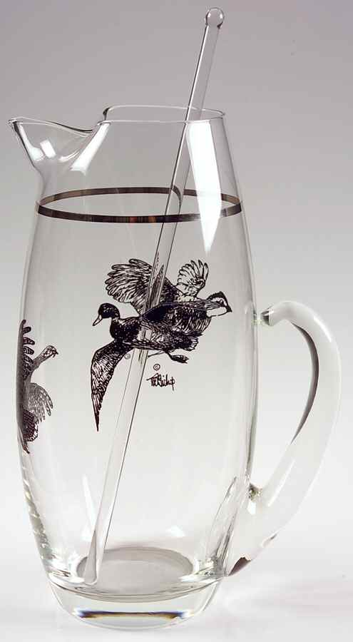 Wild Game Birds 48 Oz Glassware Pitcher by Castleton (USA)-1