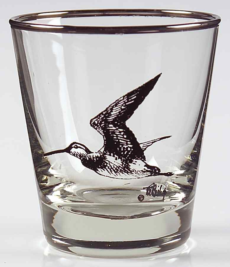 Wild Game Birds Glassware Whiskey by Castleton (USA)-1