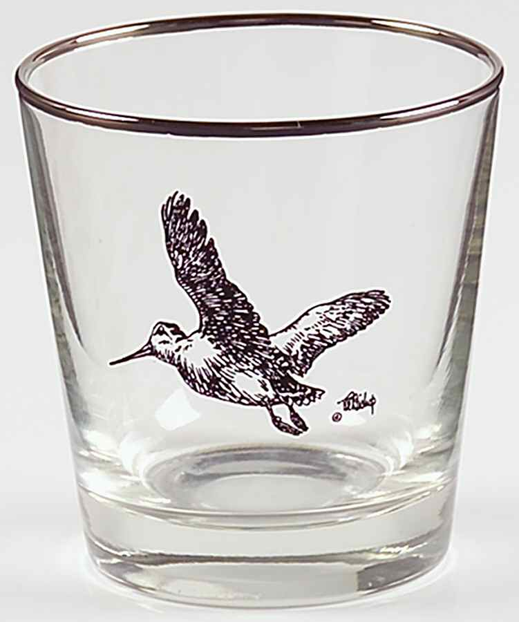 Wild Game Birds 8 Oz Glassware Old Fashioned by Castleton (USA)-1