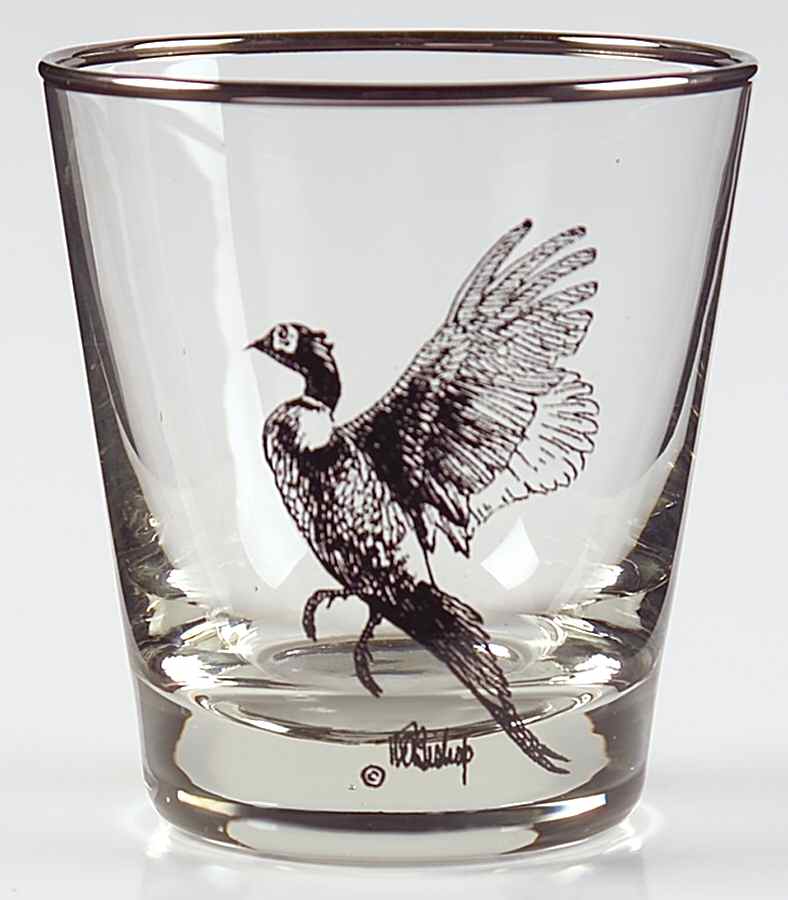 Wild Game Birds Glassware Whiskey by Castleton (USA)-1