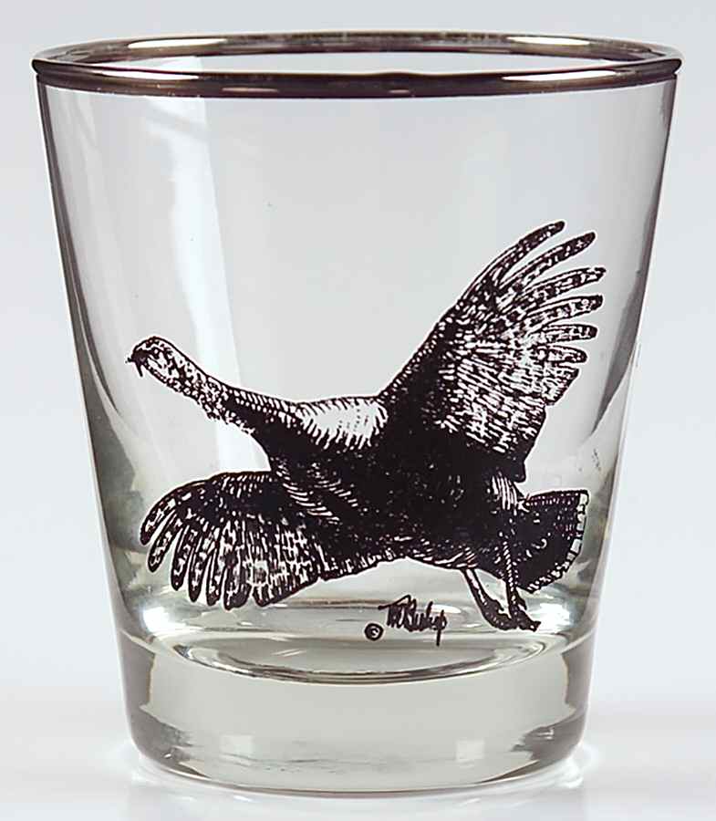 Wild Game Birds Glassware-Whiskey by Castleton (USA)-1