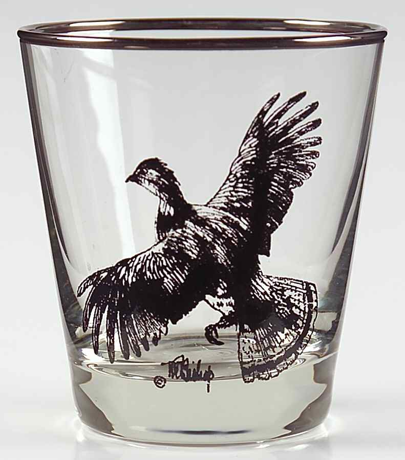 Wild Game Birds Glassware-Whiskey by Castleton (USA)-1