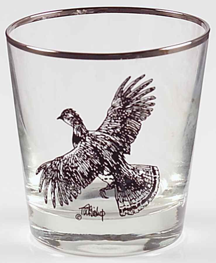 Wild Game Birds 8 Oz Glassware Old Fashioned by Castleton (USA)-1