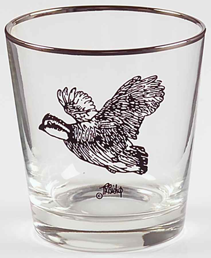 Wild Game Birds 8 Oz Glassware Old Fashioned by Castleton (USA)-1