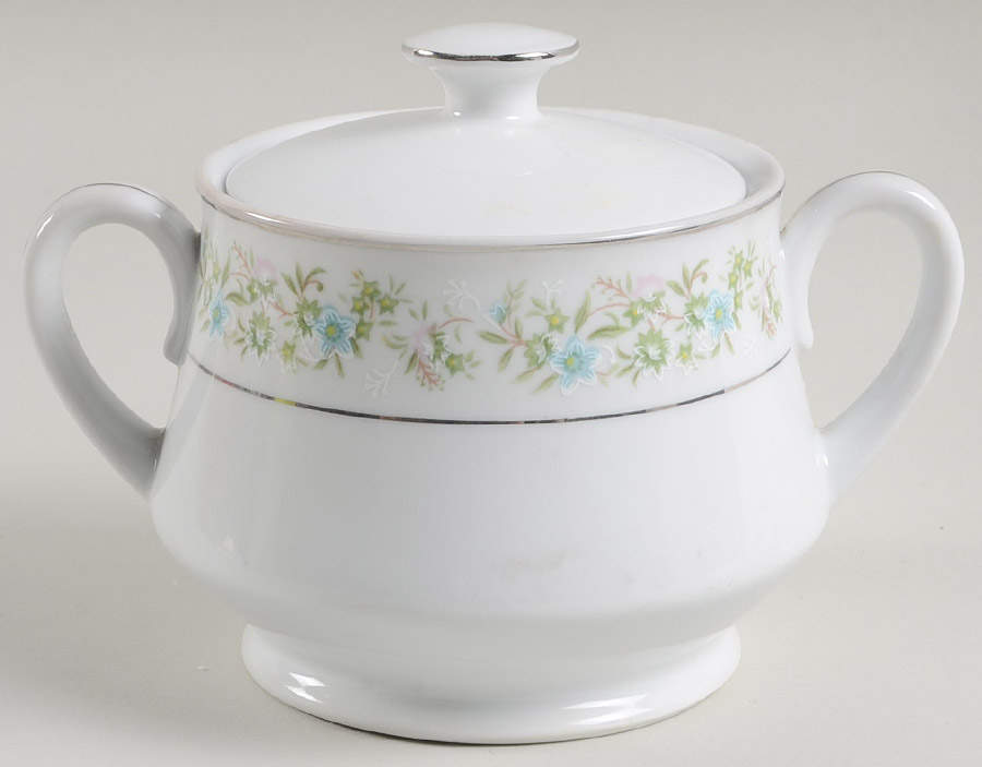8142 Sugar Bowl & Lid by China (Made in China)-1