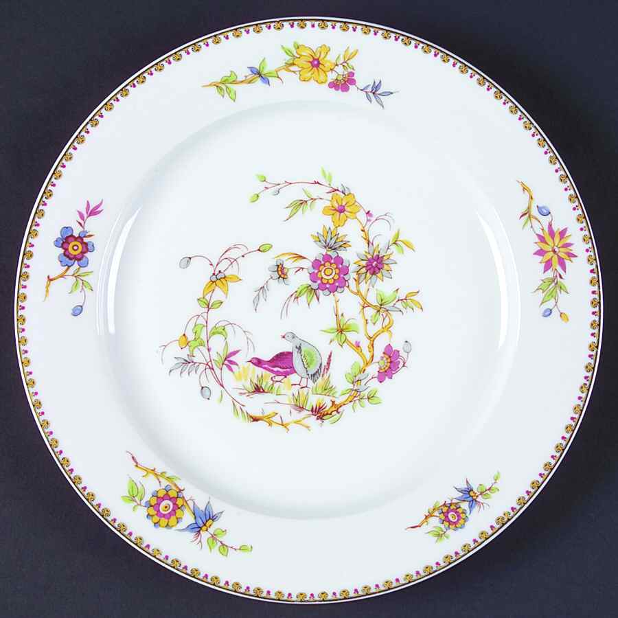 Rouen Spray Dinner Plate by Henri Creanges-1