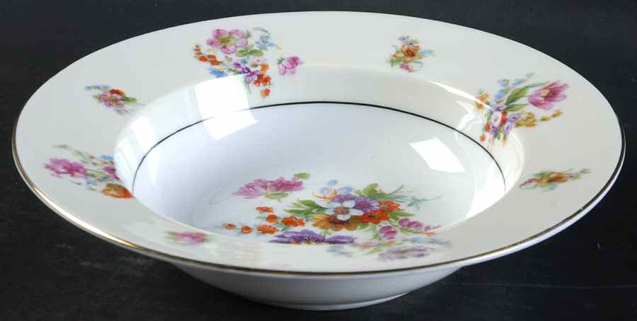 Springtime Rim Soup Bowl by Chateau-1