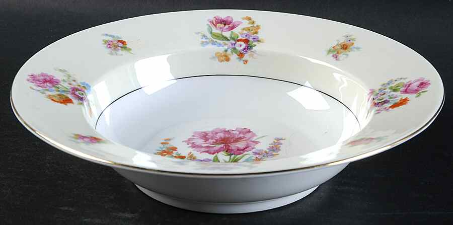 Springtime Rim Soup Bowl by Chateau-1