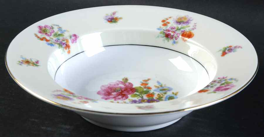Springtime Rim Soup Bowl by Chateau-1