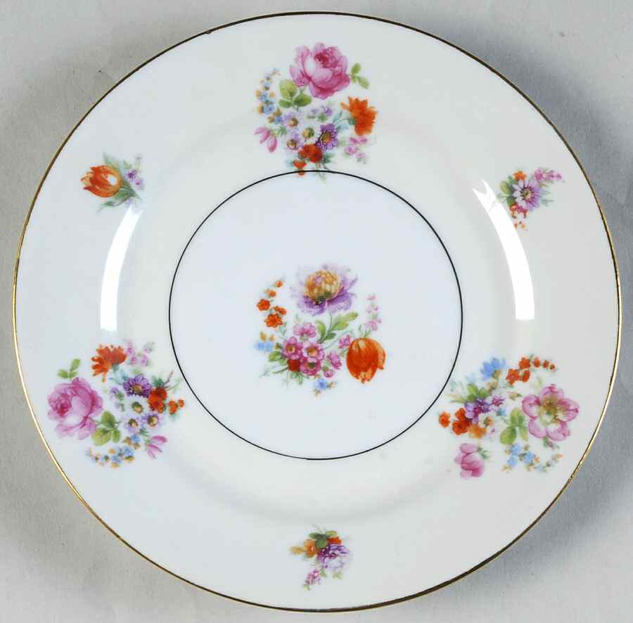 Springtime Bread & Butter Plate by Chateau-1