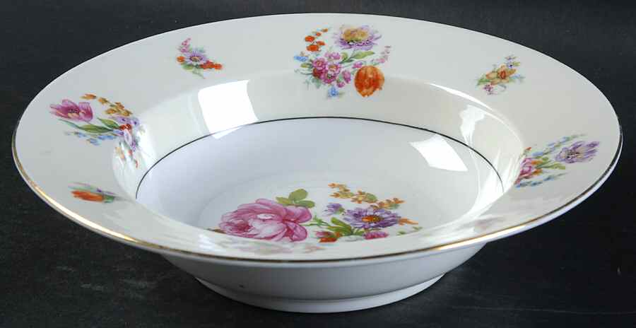 Springtime Rim Soup Bowl by Chateau-1
