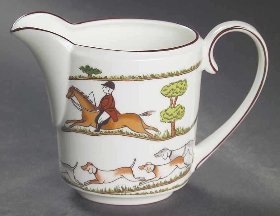 Hunting Scene Creamer by Coalport-1
