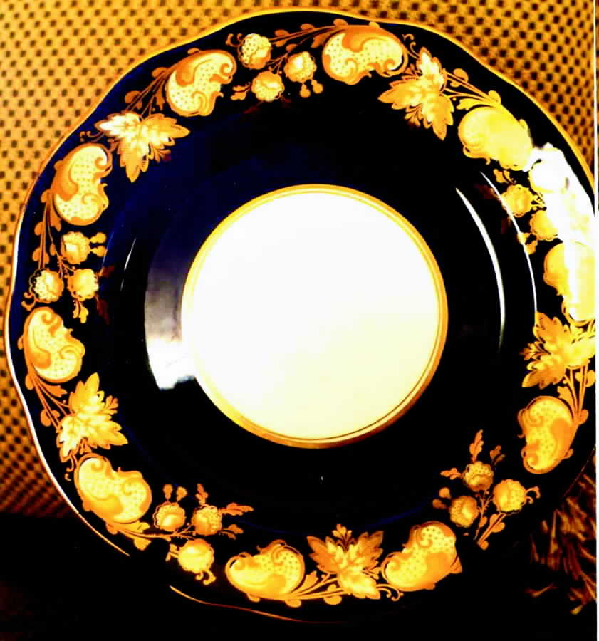 CRS59 Rim Soup Bowl by Crown Staffordshire-1
