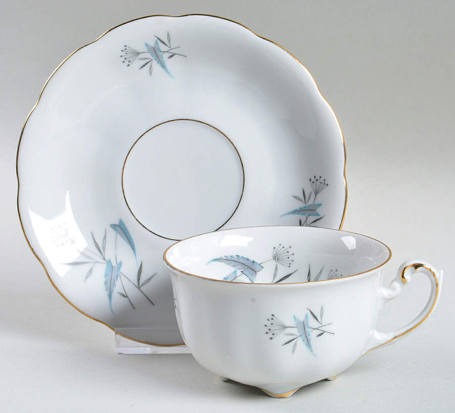 CWH4 Footed Cup & Saucer Set by Crown Heiden-1