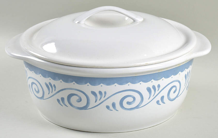 Oceanview (Corelle) 3 Quart Round Covered Casserole by Corning Corelle-1