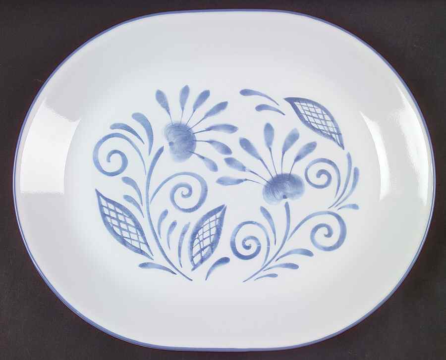 Oceanview (Corelle) 12" Oval Serving Platter by Corning Corelle-1