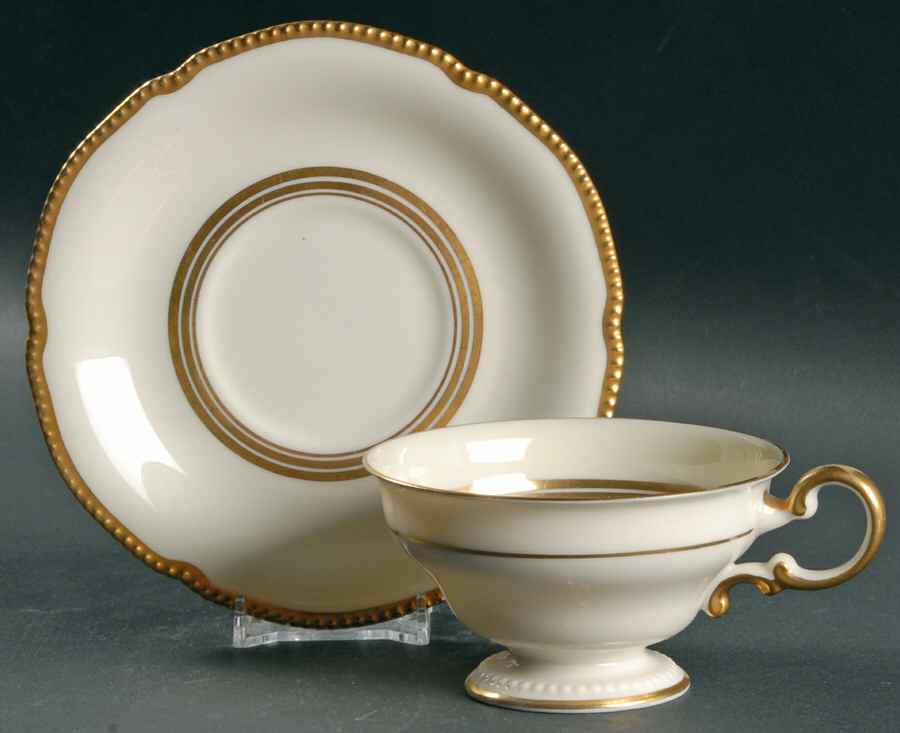 Regal Footed Cup & Saucer Set by Castleton (USA)-1