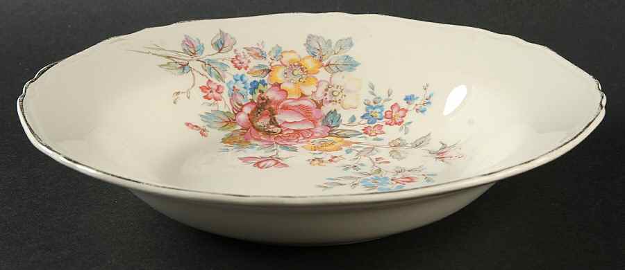 CRP59 Rim Soup Bowl by Crown Potteries-1