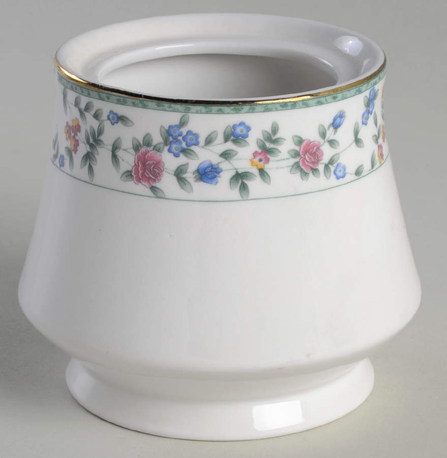 Diane (Porcelain, Gold Trim) Sugar Bowl No Lid by China Pearl-1
