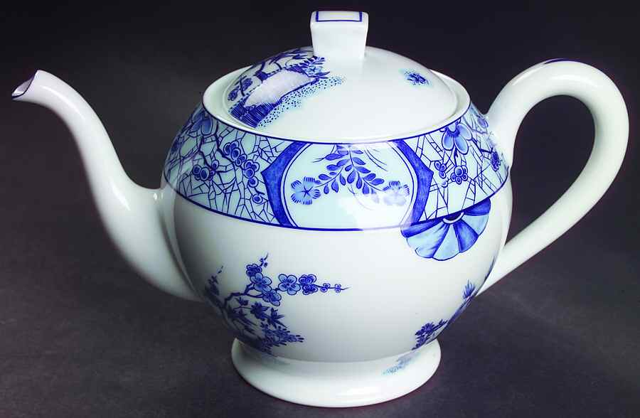 Cerisiers De Monet Teapot & Lid by Charles Field Haviland-1