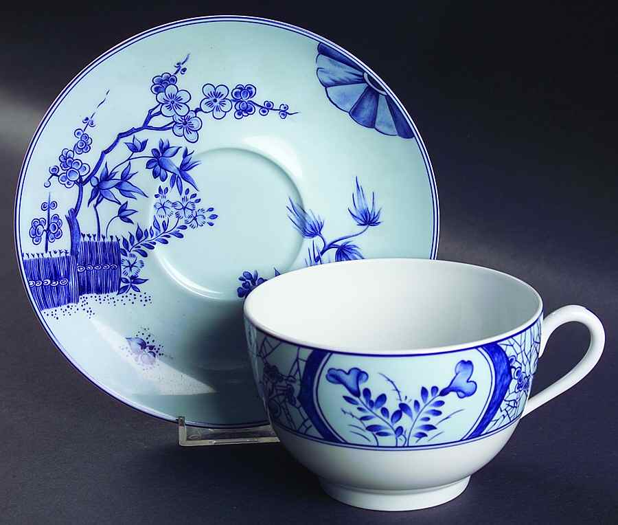 Cerisiers De Monet Breakfast Cup & Saucer Set by Charles Field Haviland-1
