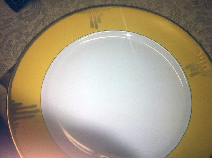 Tuscan Roses Yellow Large Dinner Plate by Charles Field Haviland-1