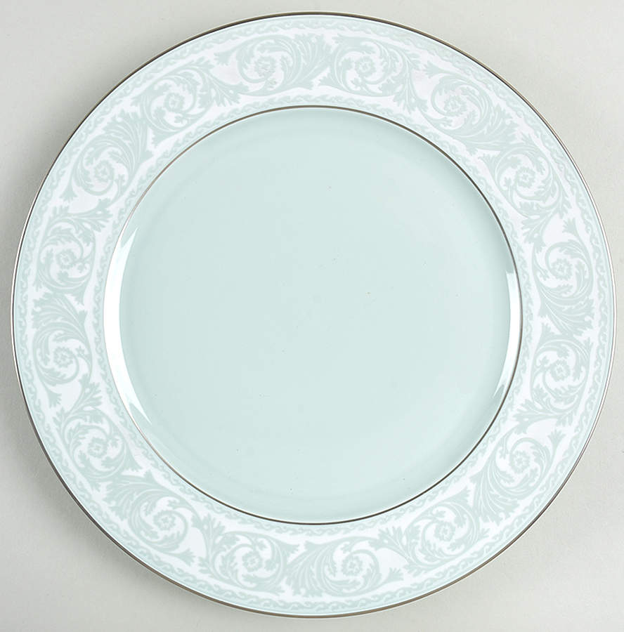 Versailles Turquoise Dinner Plate by Charles Field Haviland-1