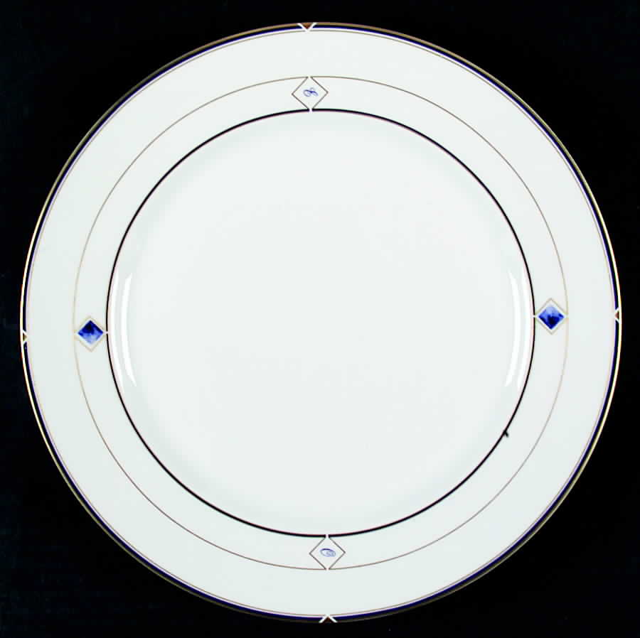 Diamants Bleus Dinner Plate by Charles Field Haviland-1