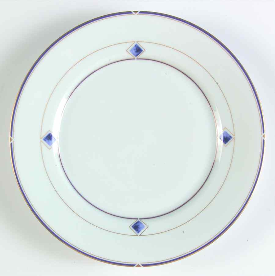 Diamants Bleus Dessert Luncheon Plate by Charles Field Haviland-1