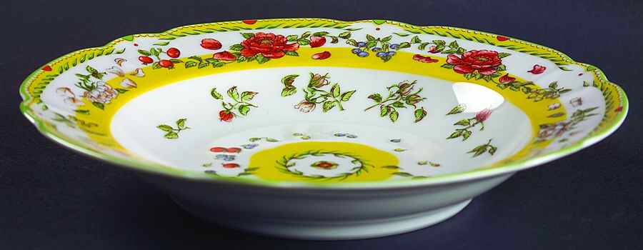 Jardins De Paradis Large Rim Soup Bowl by Charles Field Haviland-1