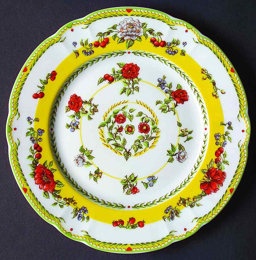 Jardins De Paradis Dessert Luncheon Plate by Charles Field Haviland-1