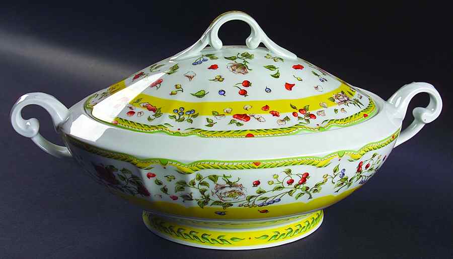 Jardins De Paradis Tureen &  Lid by Charles Field Haviland-1