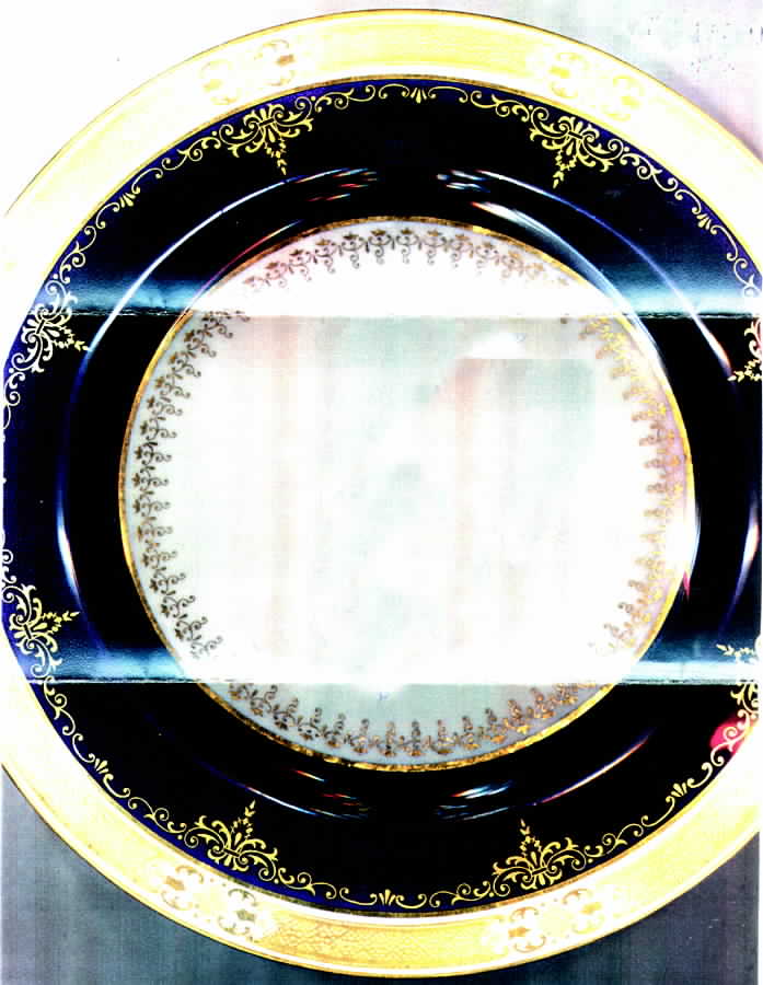 Z5208 Cobalt Blue Dinner Plate by Coalport-1