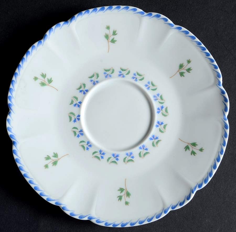 Cornflower (Barbeaux) Saucer by Charles Field Haviland-1