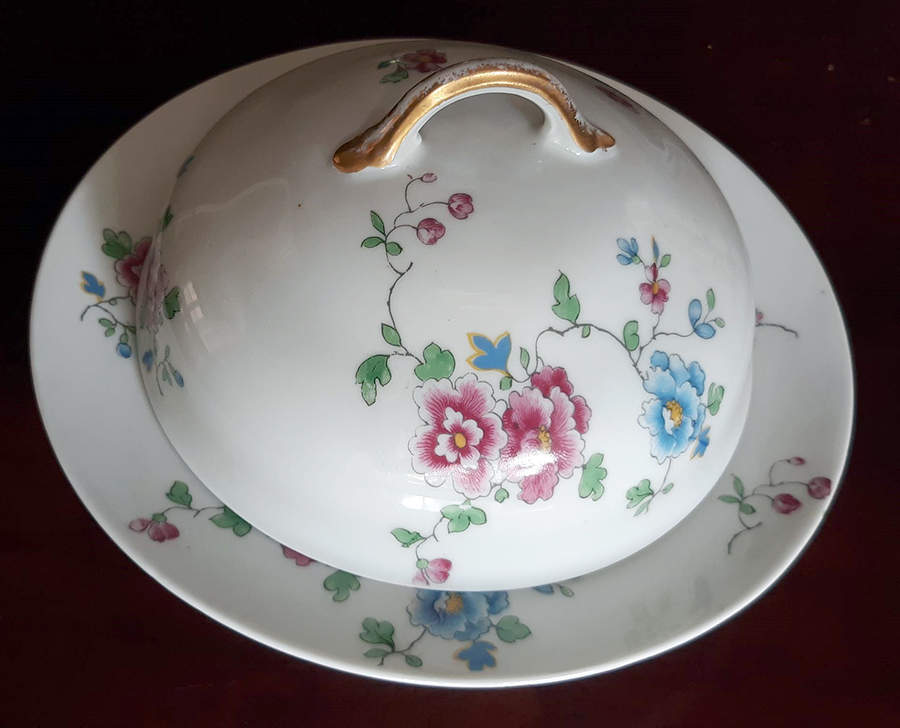 CHF477 Round Covered Butter by Charles Field Haviland-1