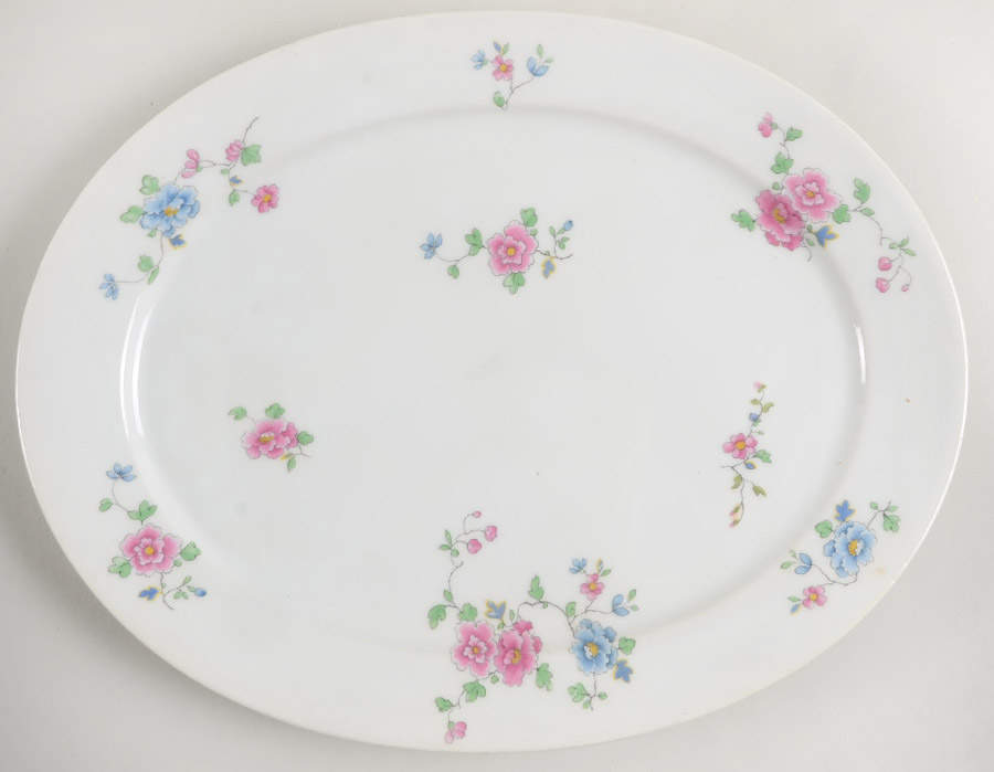 CHF477 13" Oval Serving Platter by Charles Field Haviland-1