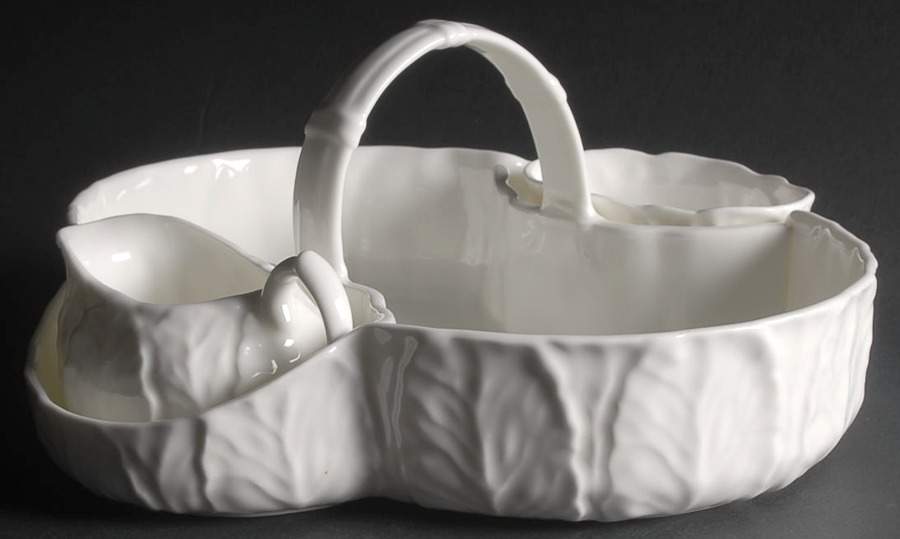 Countryware Strawberry Basket W/Creamer & Open Sugar by Coalport-1