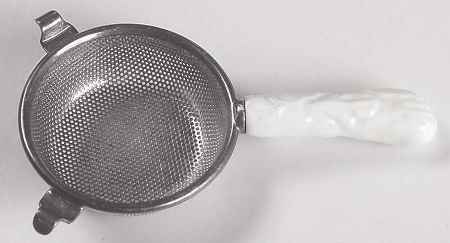 Countryware (1 Piece) Tea Strainer W/Silverplate Bowl by Coalport-1