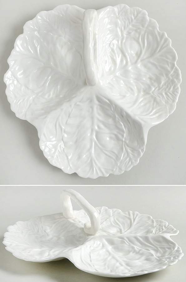 Countryware 3-Part Relish with Center Ceramic Handle by Coalport-1