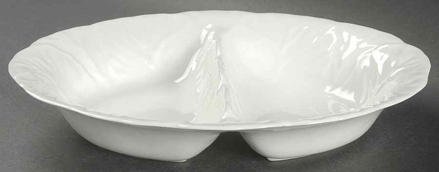 Countryware 10" Oval Divided Vegetable Bowl by Coalport-1