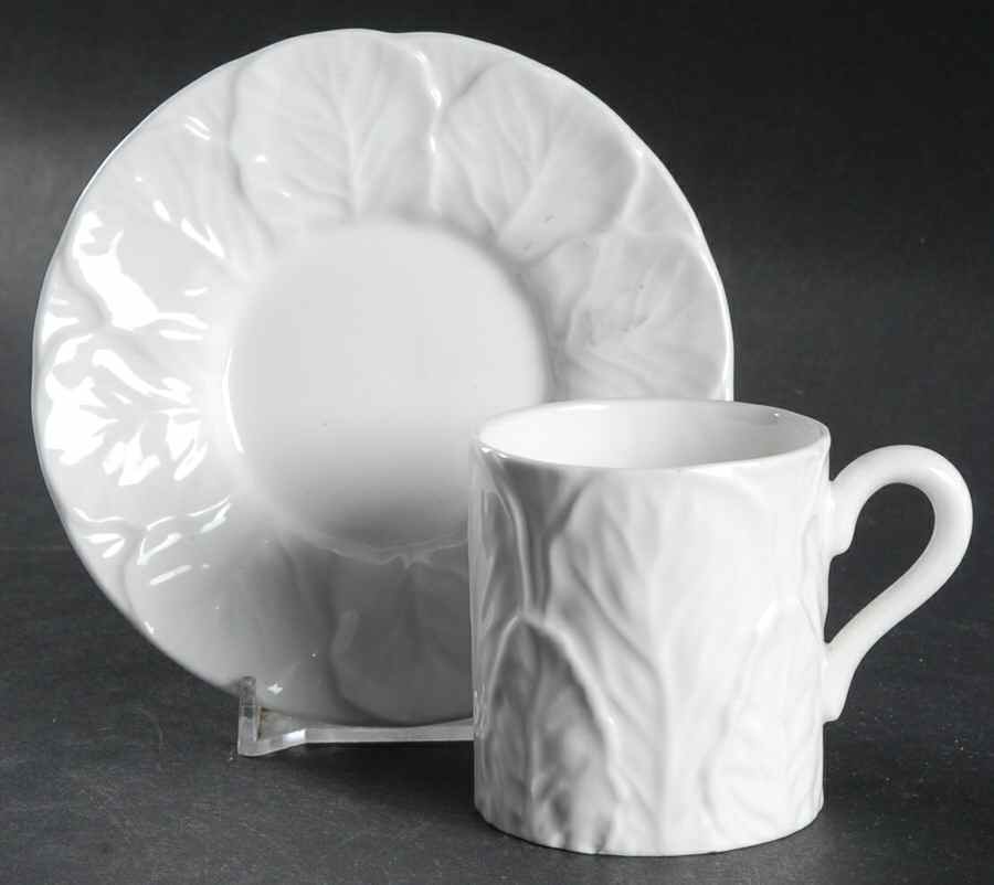 Countryware Flat Demitasse Cup & Saucer Set by Coalport-1