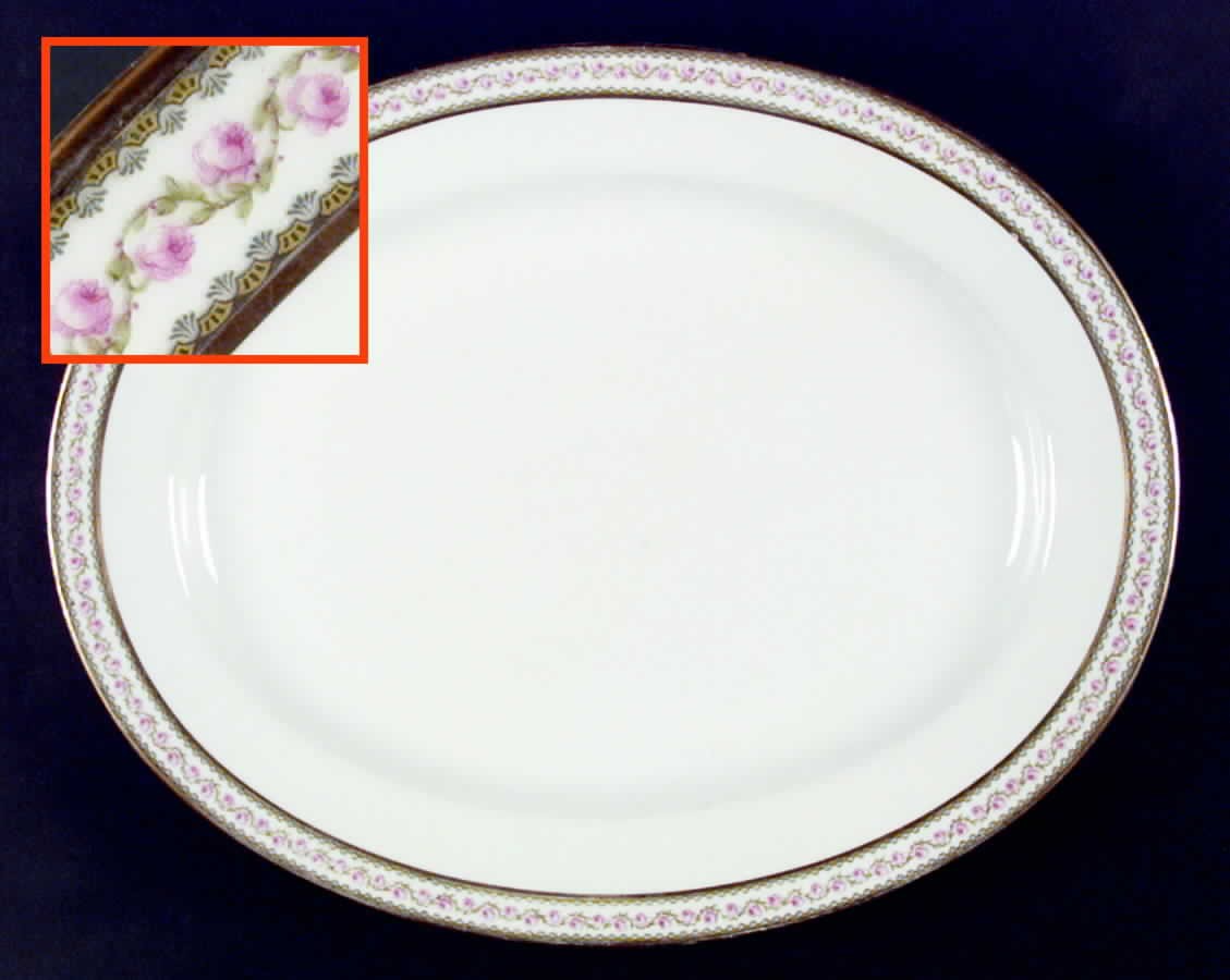CHF478 14" Oval Serving Platter by Charles Field Haviland-1