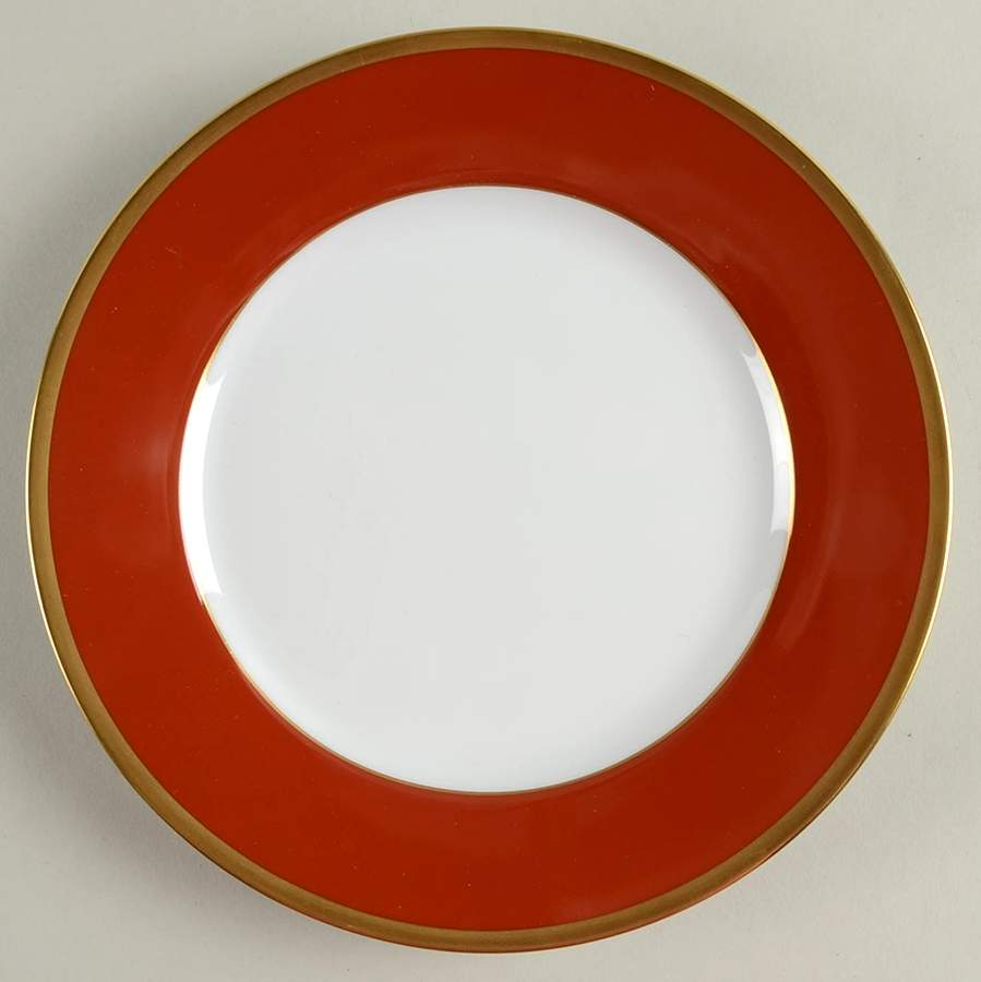Arc En Ciel Terra Cotta Dessert Luncheon Plate by Charles Field Haviland-1