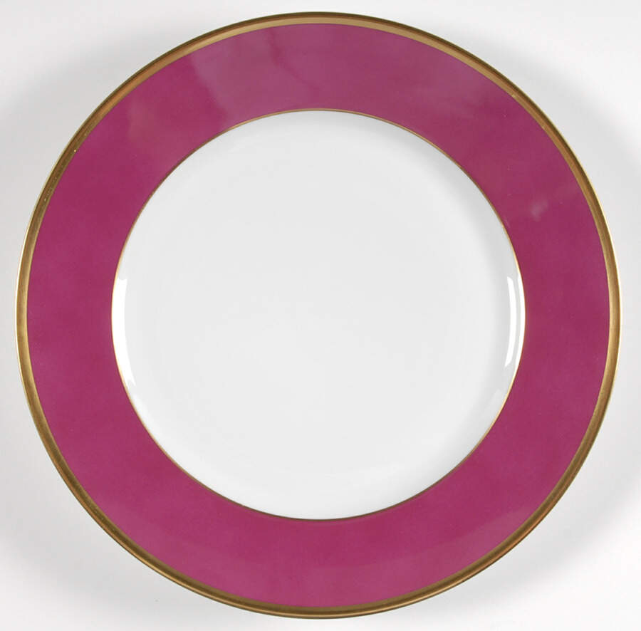 Arc En Ciel Fuschia Dinner Plate by Charles Field Haviland-1