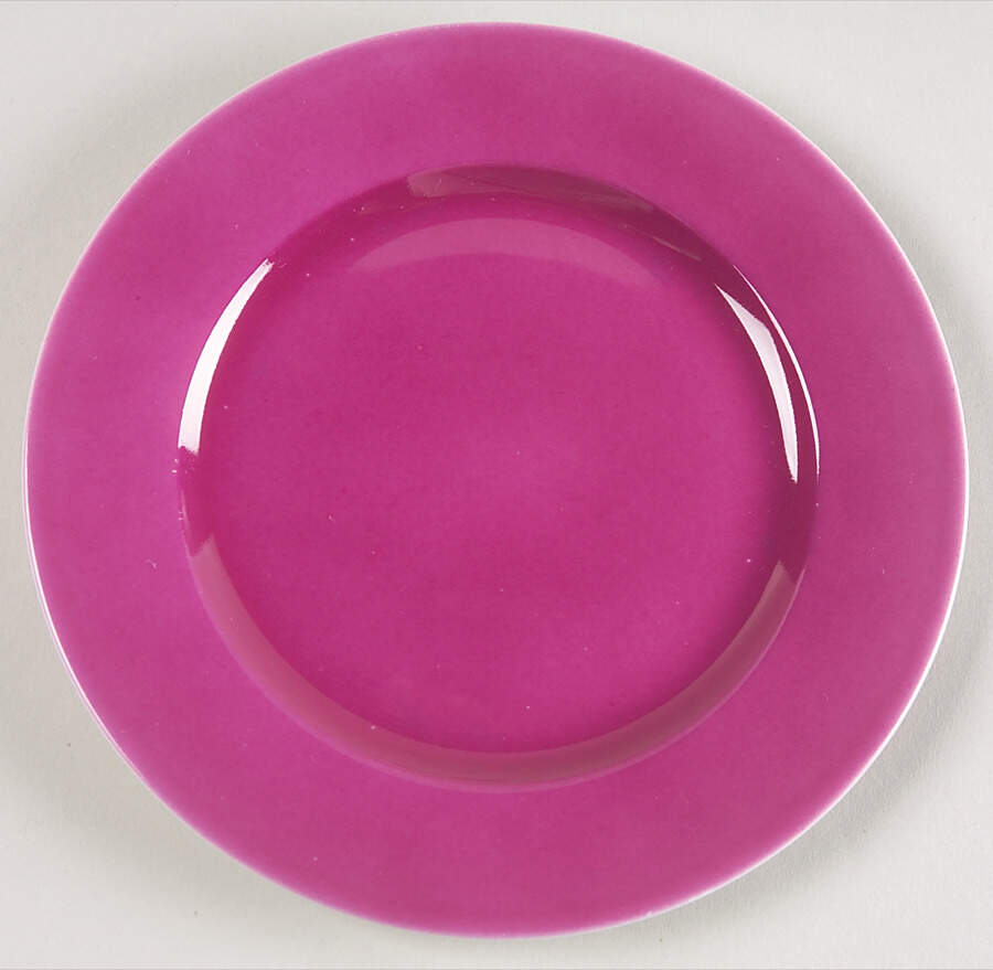 Arc En Ciel Fuschia Accent Bread & Butter Plate by Charles Field Haviland-1