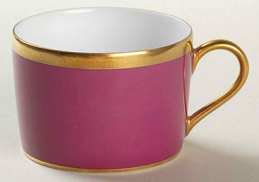 Arc En Ciel Fuschia Flat Cup by Charles Field Haviland-1