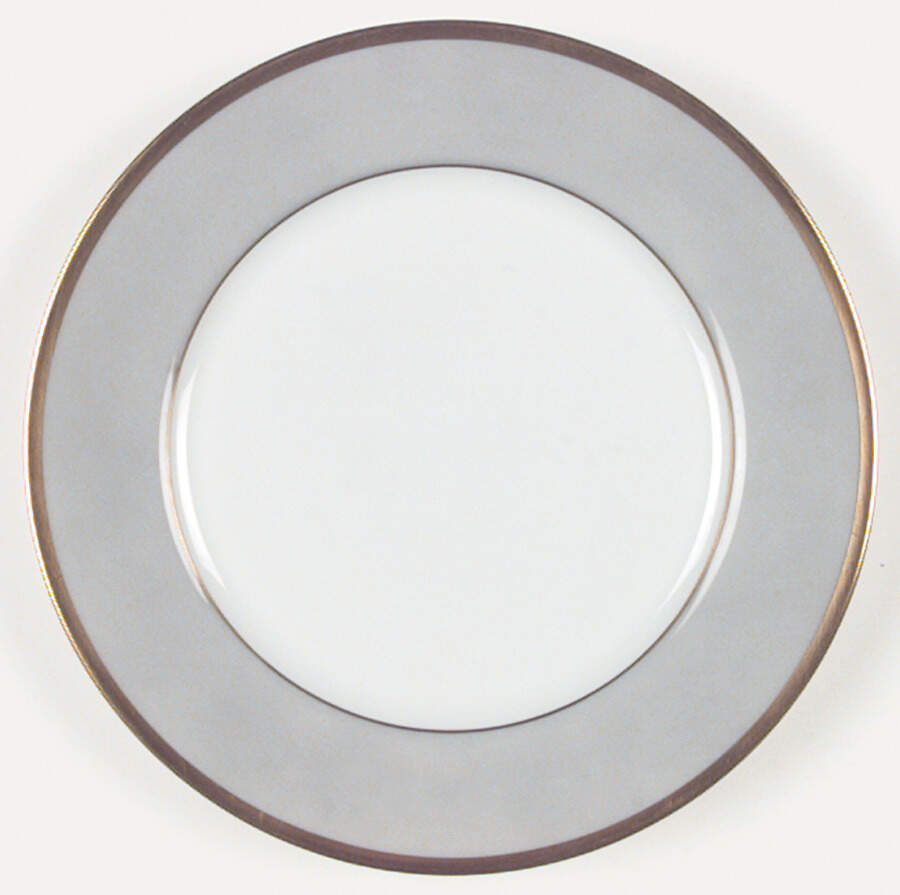 Arc En Ciel Gray (Gris Souris) Salad Plate by Charles Field Haviland-1